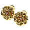 Earrings Camellia 18K Yellow Gold