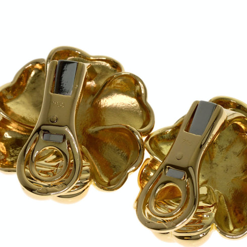 Earrings Camellia 18K Yellow Gold