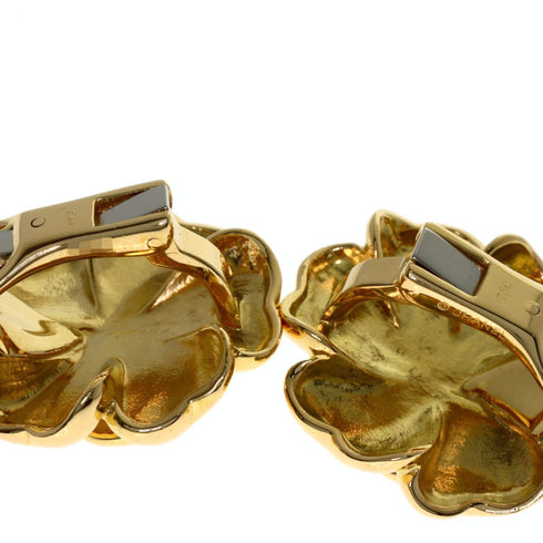 Earrings Camellia 18K Yellow Gold