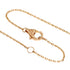 Amulette de Pendant Necklace 18K Rose Gold with Diamond and Malachite