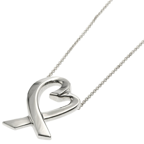 Loving Heart Pendant Necklace Silver