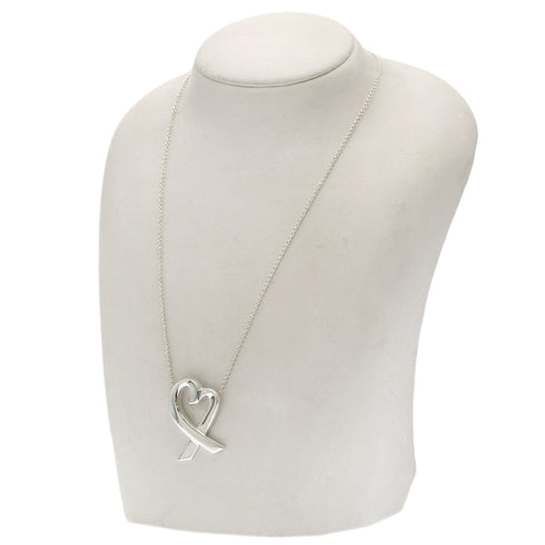 Loving Heart Pendant Necklace Silver
