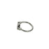 Ring 18K White Gold with Diamond and Turquoise