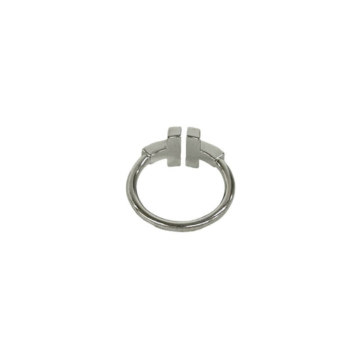 Ring 18K White Gold with Diamond and Turquoise