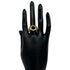 Ring 18K Yellow Gold With Onyx