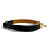 Micro Rival Bracelet Swift Leather and Gold Hardware