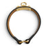 Micro Rival Bracelet Swift Leather and Gold Hardware