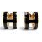 Pop H Earrings Gold-Tone Metal Gold-Tone Metal