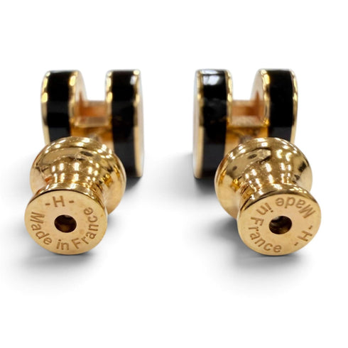 Pop H Earrings Gold-Tone Metal Gold-Tone Metal