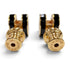 Pop H Earrings Gold-Tone Metal Gold-Tone Metal