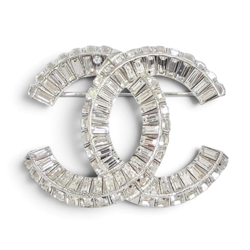 CC Logo Brooch Sterling Silver