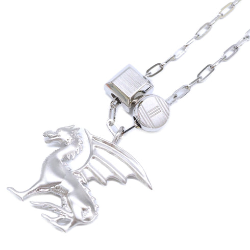 Dragon Talisman Pendant Necklace Sterling Silver