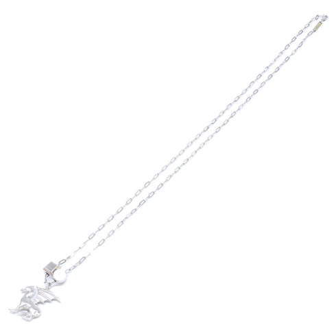 Dragon Talisman Pendant Necklace Sterling Silver