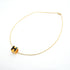 Cage d'H Pendant Necklace Gold Black
