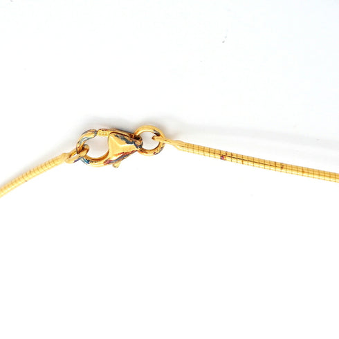 Cage d'H Pendant Necklace Gold Black