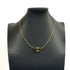 Cage d'H Pendant Necklace Gold Black