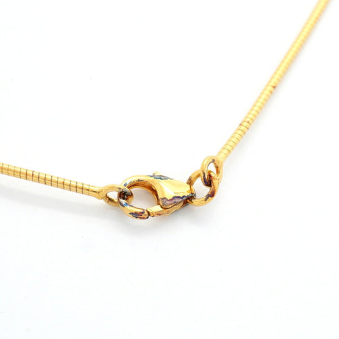 Cage d'H Pendant Necklace Gold Black