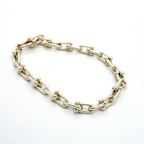 Hardware Link Bracelet Sterling Silver Small
