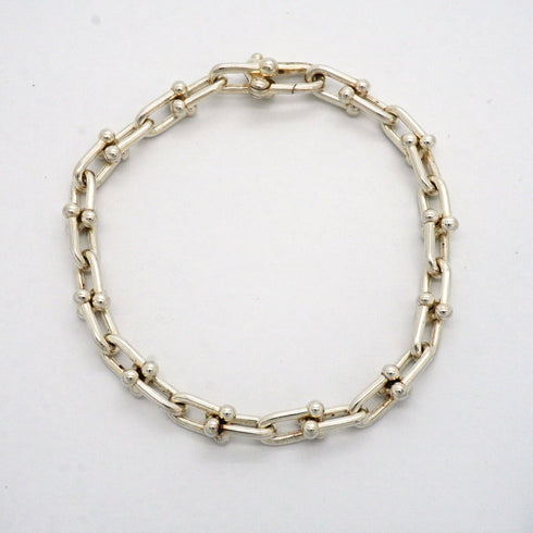 Hardware Link Bracelet Sterling Silver Small