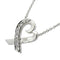 Pendant Necklace 18K White Gold with Diamond