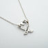 Pendant Necklace 18K White Gold with Diamond
