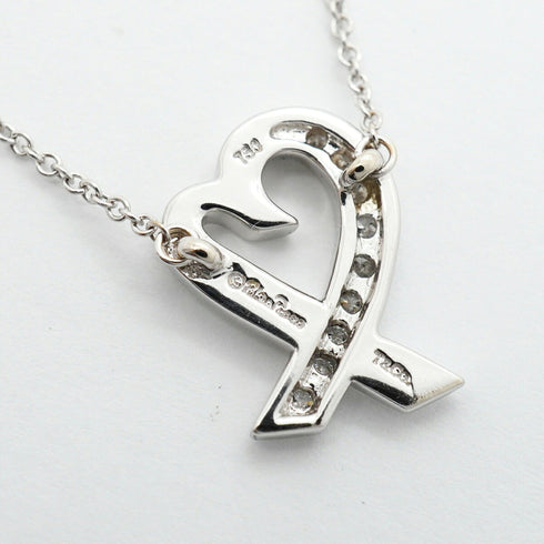 Pendant Necklace 18K White Gold with Diamond