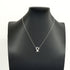 Pendant Necklace 18K White Gold with Diamond