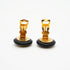 CC Logo Circle Clip-On Earrings Metal Gold-Tone Metal