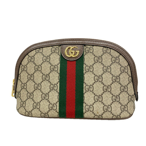 Ophidia Dome Shoulder Bag GG Coated Canvas Small