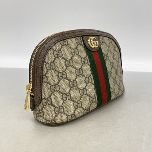 Ophidia Dome Shoulder Bag GG Coated Canvas Small