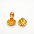 CC Logo Circle Clip-On Earrings Metal Gold-Tone Metal