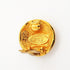 CC Logo Circle Clip-On Earrings Metal Gold-Tone Metal
