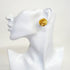 CC Logo Circle Clip-On Earrings Metal Gold-Tone Metal