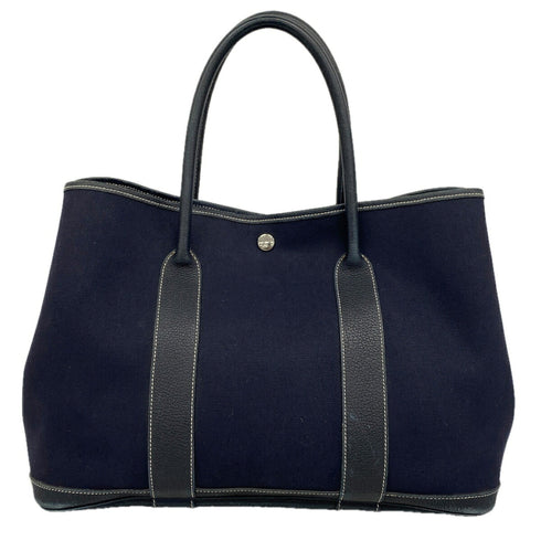 Garden Party Tote Toile and Leather 36