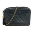 Vintage Camera Tassel Bag Quilted Leather Medium