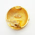CC Logo Circle Clip-On Earrings Metal Gold-Tone Metal