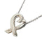 Loving Heart Pendant Necklace Sterling Silver