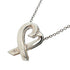 Loving Heart Pendant Necklace Sterling Silver