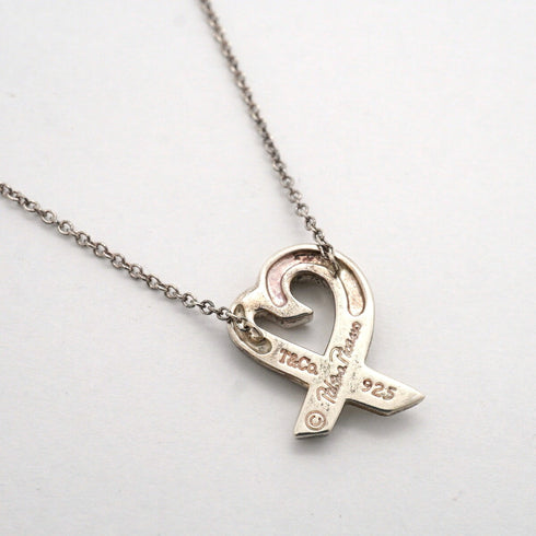 Loving Heart Pendant Necklace Sterling Silver