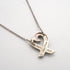 Loving Heart Pendant Necklace Sterling Silver