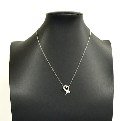 Loving Heart Pendant Necklace Sterling Silver