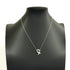 Loving Heart Pendant Necklace Sterling Silver