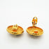CC Logo Clip-On Earrings Metal Gold-Tone Metal