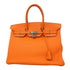 Birkin Handbag Orange Togo with Palladium Hardware 35