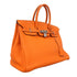 Birkin Handbag Orange Togo with Palladium Hardware 35