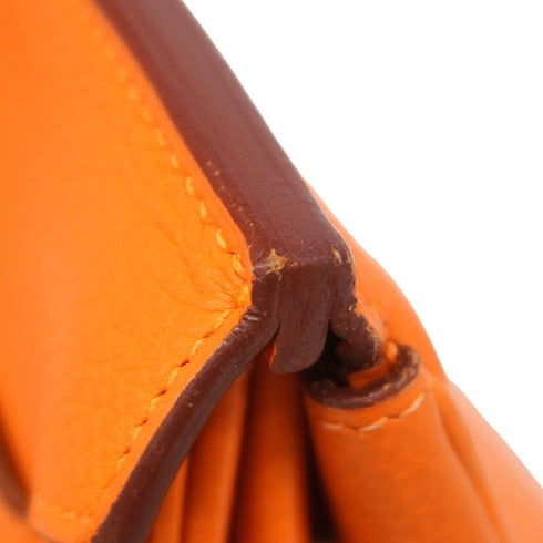 Birkin Handbag Orange Togo with Palladium Hardware 35