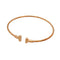 T Wire Bracelet 18K Rose Gold