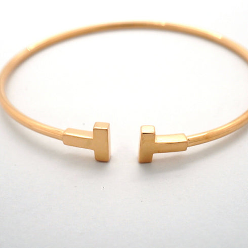 T Wire Bracelet 18K Rose Gold