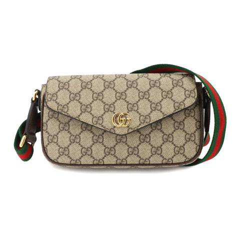 Ophidia Envelope Flap Shoulder Bag GG Coated Canvas Mini