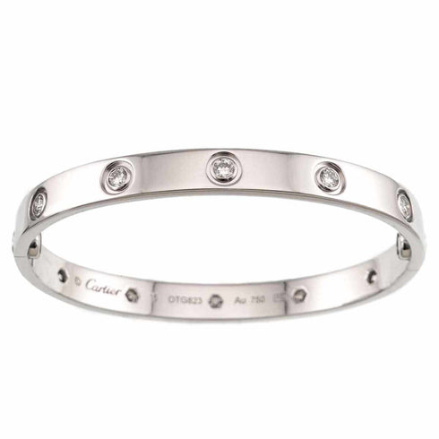 Love Bracelet 18K White Gold with Diamond